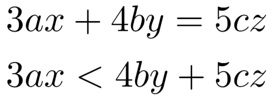 Operator spacing in LaTeX