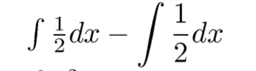 Example of large integral