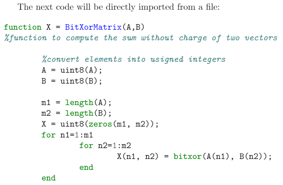 Using minted to import a code file